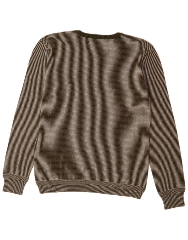 Levi's Pull Slim Fit Col V Homme Vert Moyen Rayures
