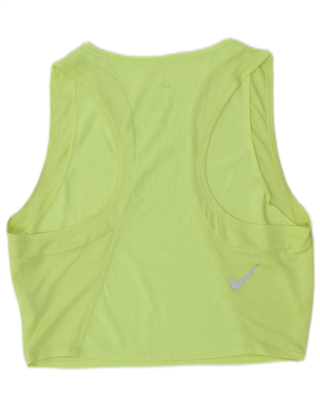 Nike Dri Fit Crop Débardeur pour femme UK 12 Vert moyen