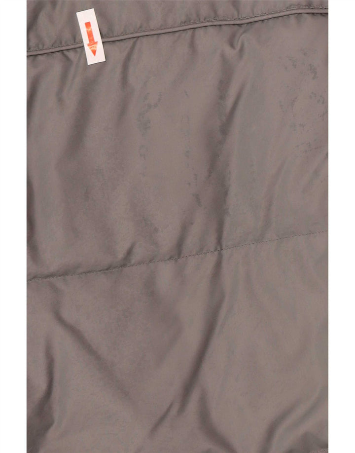Champion Veste matelassée surdimensionnée pour homme UK 10 Small Gris Colorblock