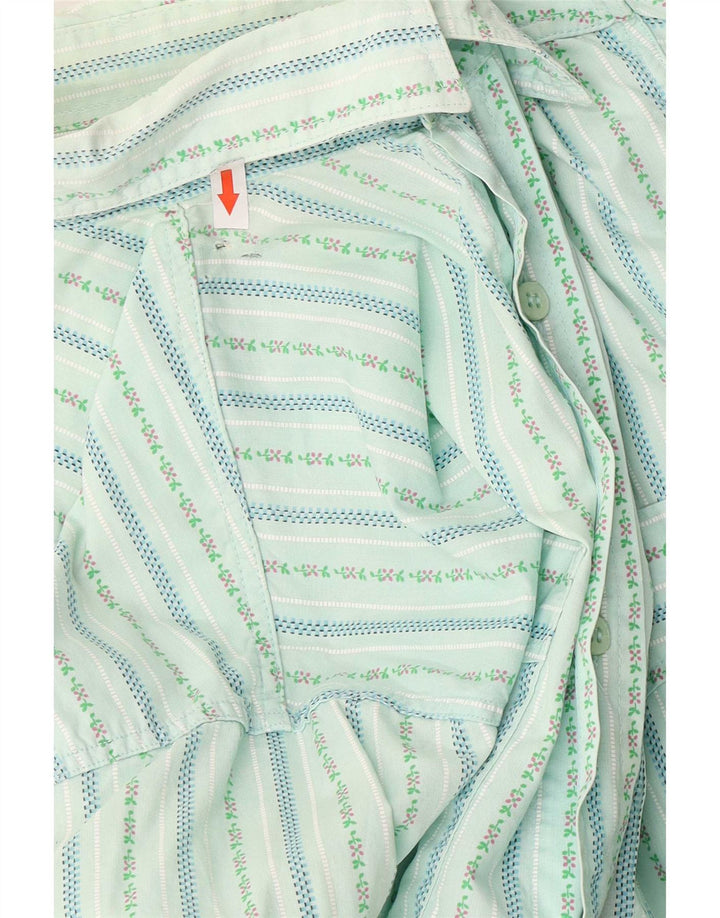 POP 84 Chemise Homme Petit Vert Rayé