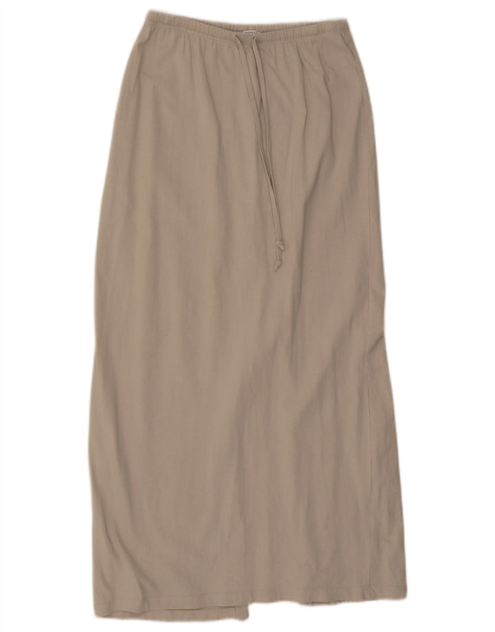 Zara Femme Jupe Maxi Petite W26 Coton Beige
