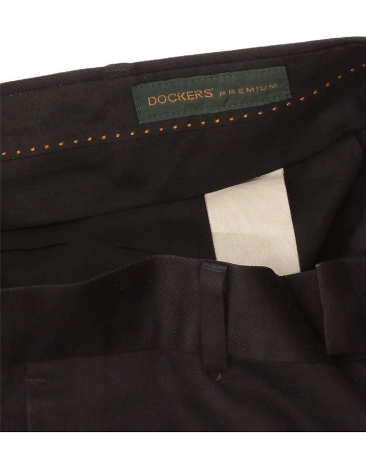 Dockers Pantalon de Costume Droit Homme W32 L33 Bleu Marine