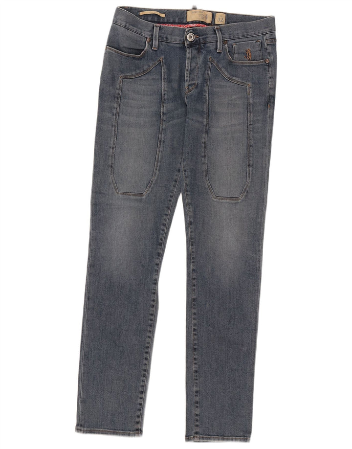 Jeckerson Jean Slim Femme W32 L31 Bleu Coton