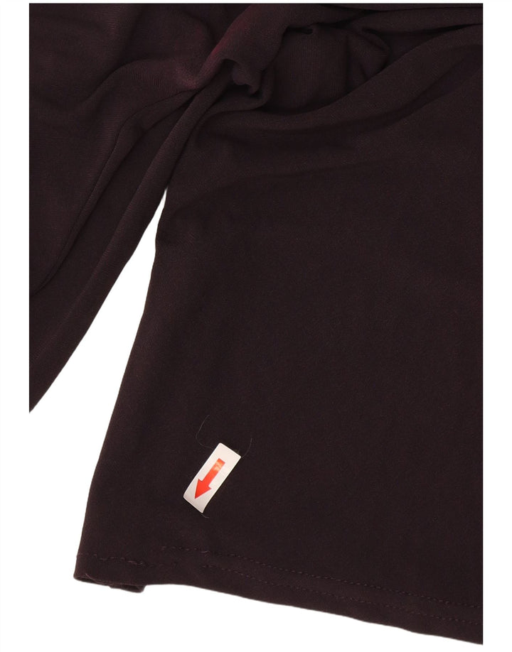 Patrizia Pepe Haut à manches longues pour femme US 6 Medium Bordeaux