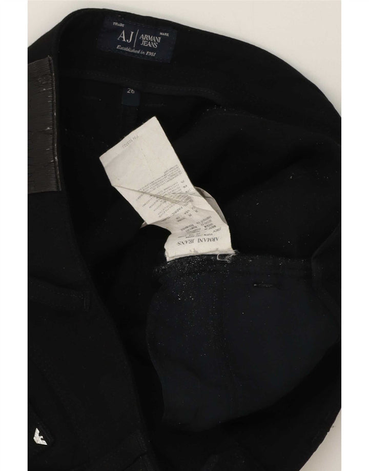 Armani Femme Jean Skinny W26 L31 Noir Polyester