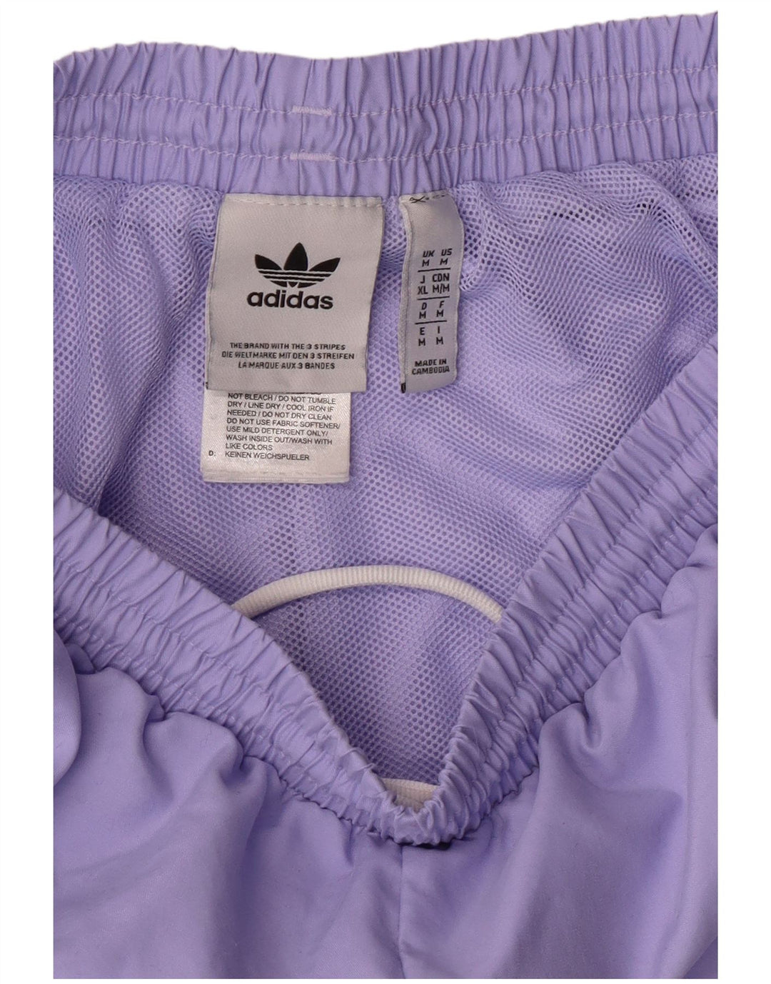ADIDAS Short de Sport Homme Violet Moyen Polyester