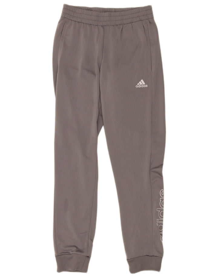 Adidas Pantalon de survêtement graphique pour homme Pantalon de jogging Petit Gris Polyester
