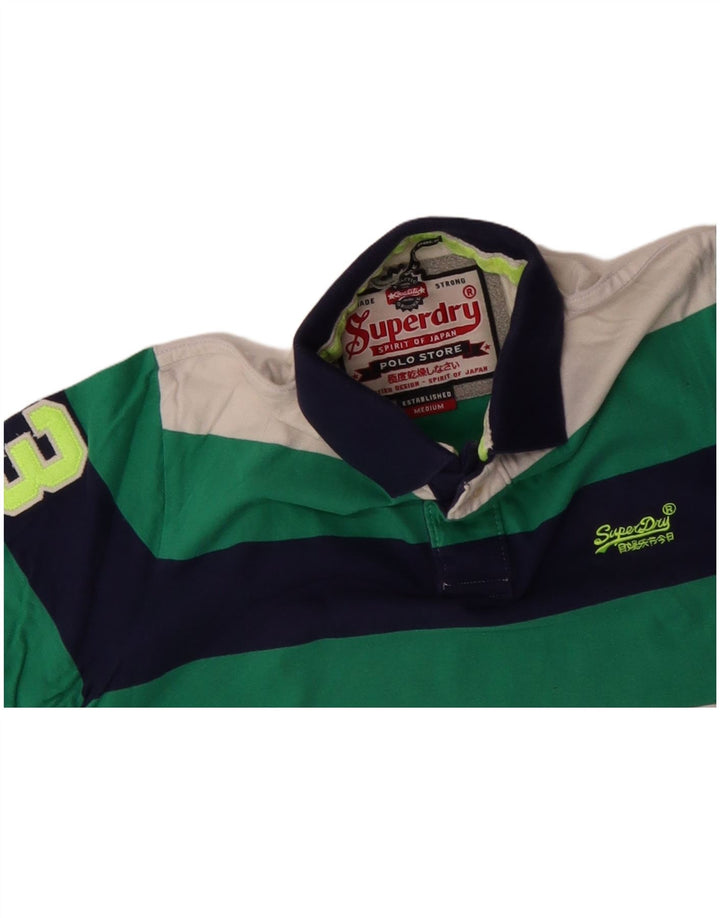 SUPERDRY Polo Graphique Homme Coton Rayé Multicolore Moyen