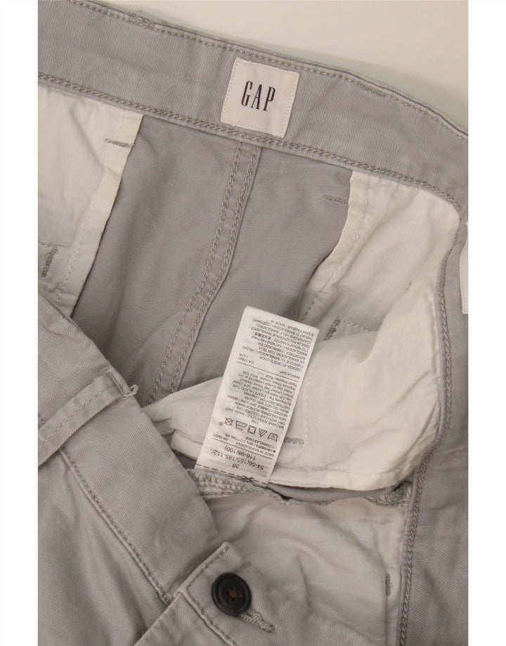 GAP Short Chino Homme W38 XL Gris Coton