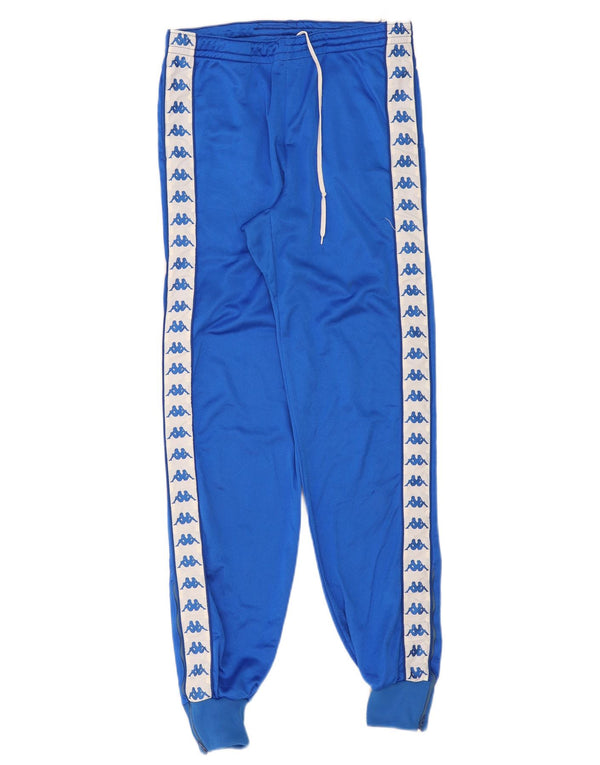 Kappa Pantalon de survêtement graphique pour homme IT 46 Small Bleu Colourblock