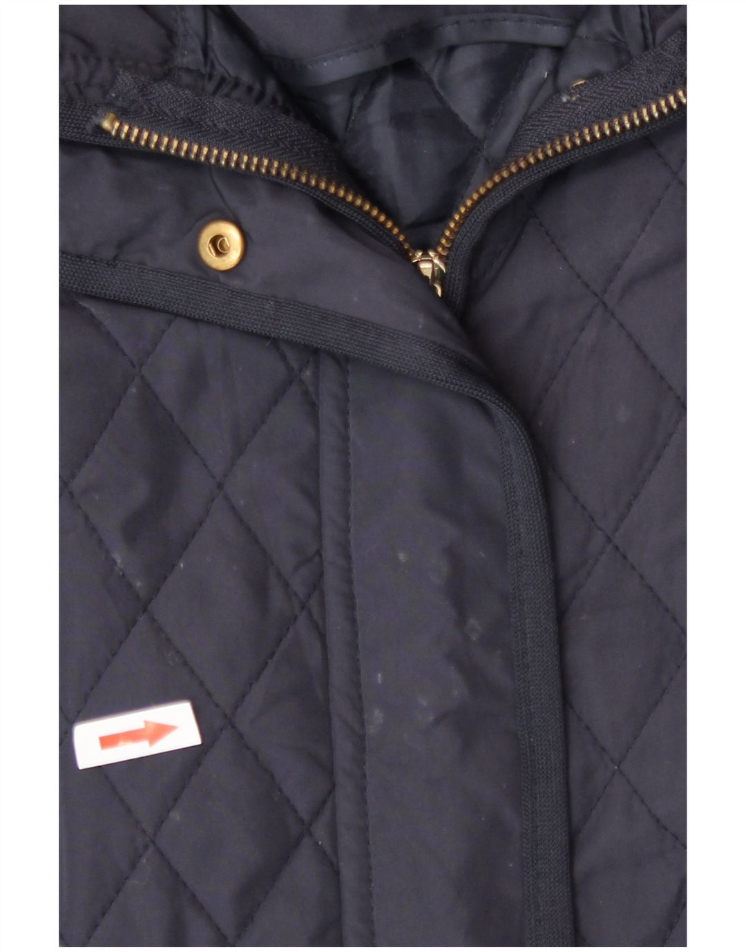 Zara Veste matelassée pour femme UK 16 Large Bleu marine