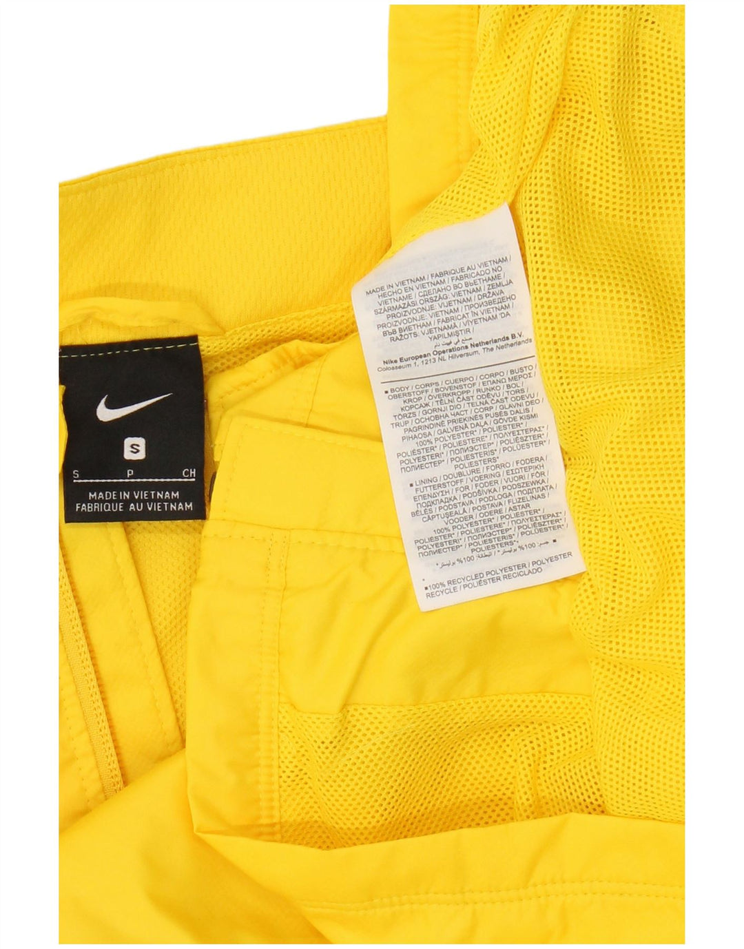 NIKE Veste de survêtement pour homme Petit jaune Polyester
