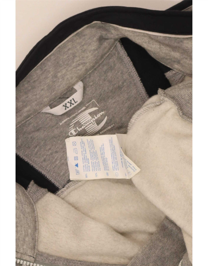 Champion Veste de survêtement pour homme 2XL Gris Colorblock Coton