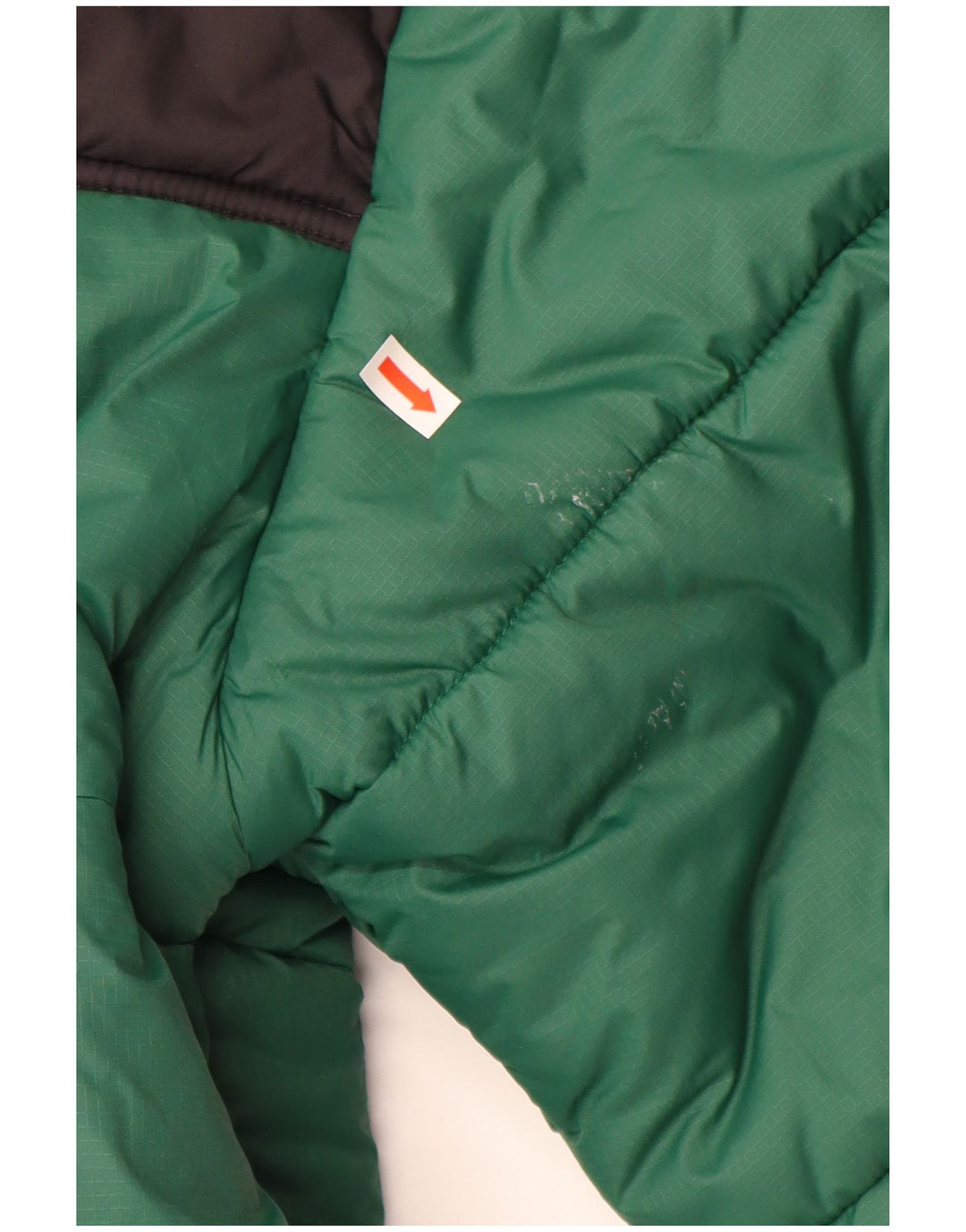 THE NORTH FACE Veste matelassée pour hommes UK 36 Small Green Colourblock Nylon