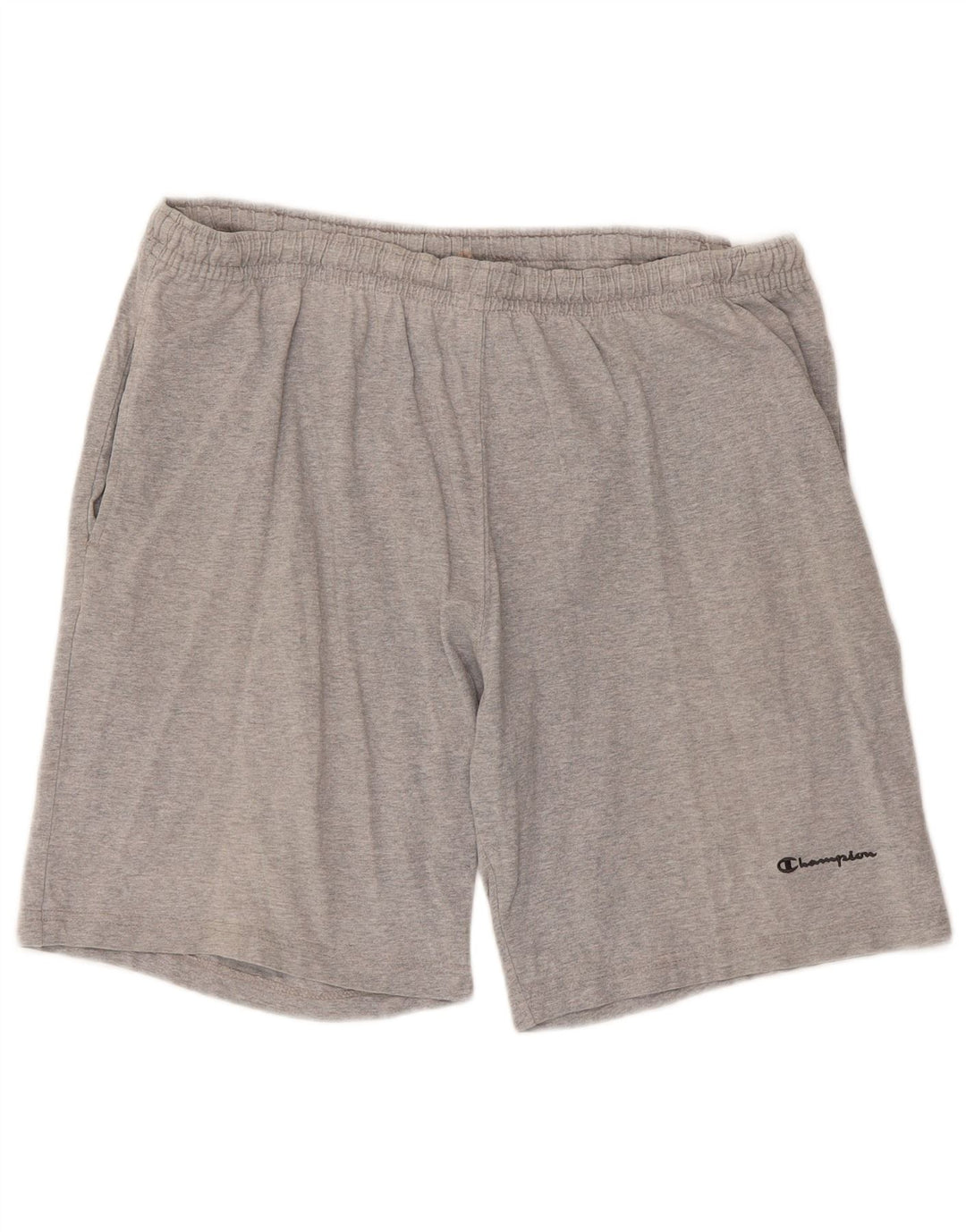 Champion Short de Sport Homme XL Gris Coton