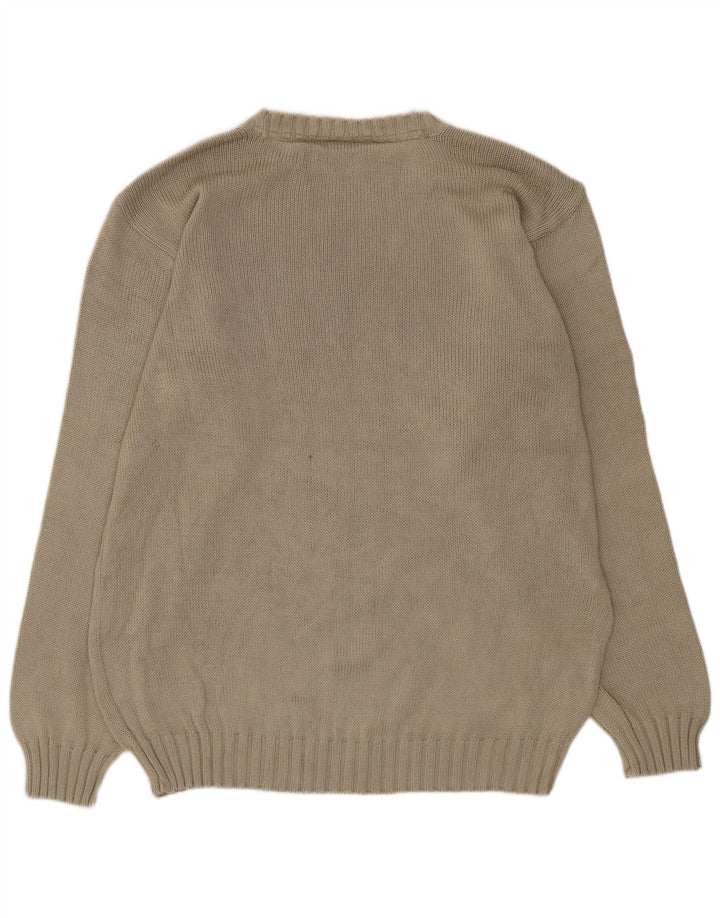 Paul & Shark Pull Col Ras du Cou Homme Beige Moyen Coton