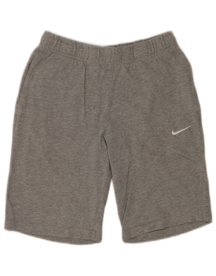 NIKE Short de sport pour femme UK 10 Petit gris moucheté
