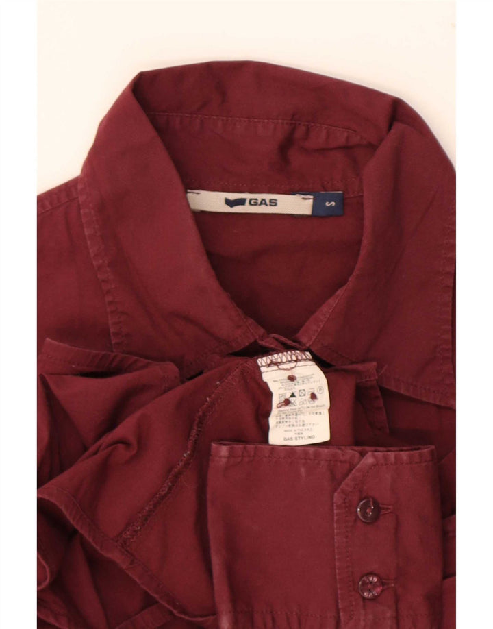 Chemise femme Gas UK 10 petit coton marron