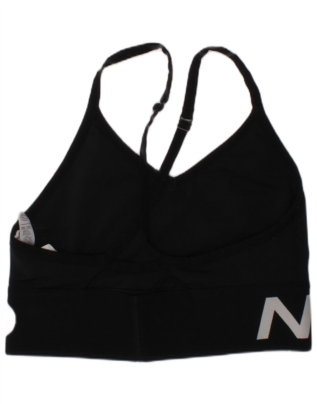 Nike Femme Dri Fit Graphic Sport Brassière Haut Large Noir Polyester Sports