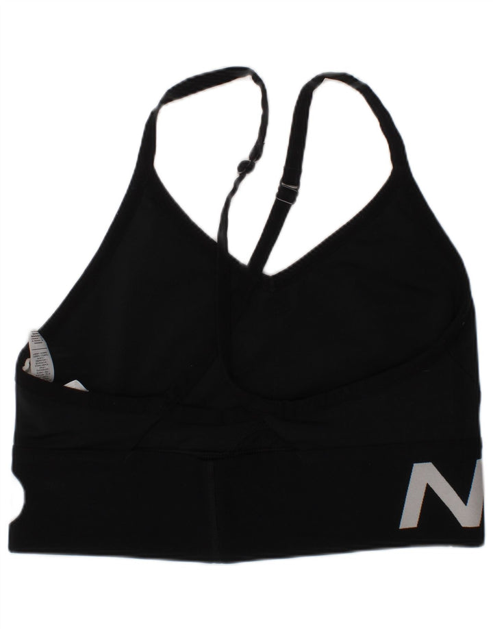 Nike Femme Dri Fit Graphic Sport Brassière Haut Large Noir Polyester Sports