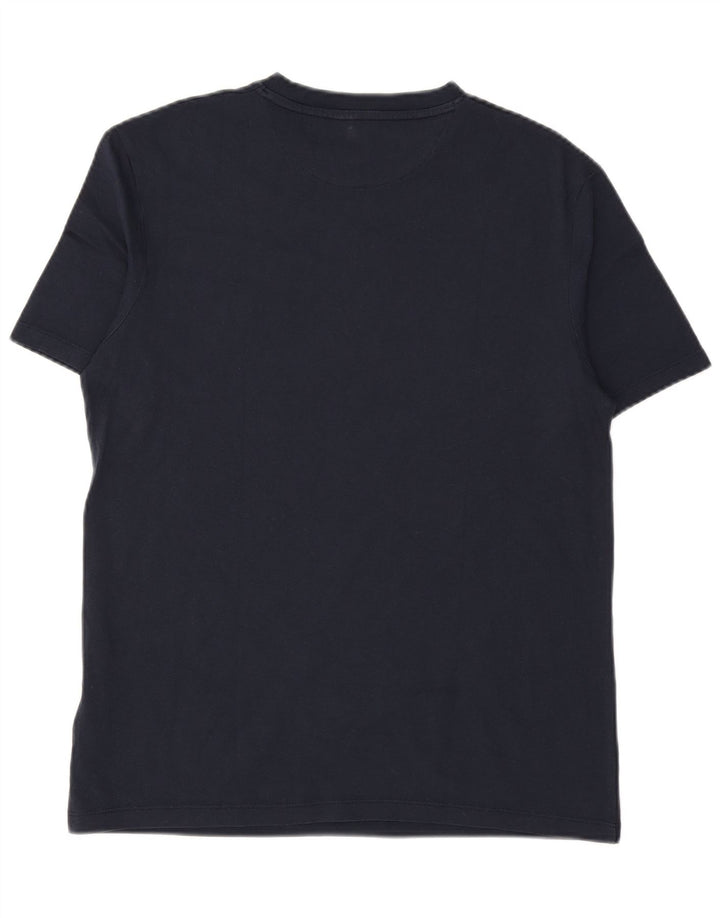 TIMBERLAND T-Shirt Slim Fit Homme Bleu Marine Moyen Coton