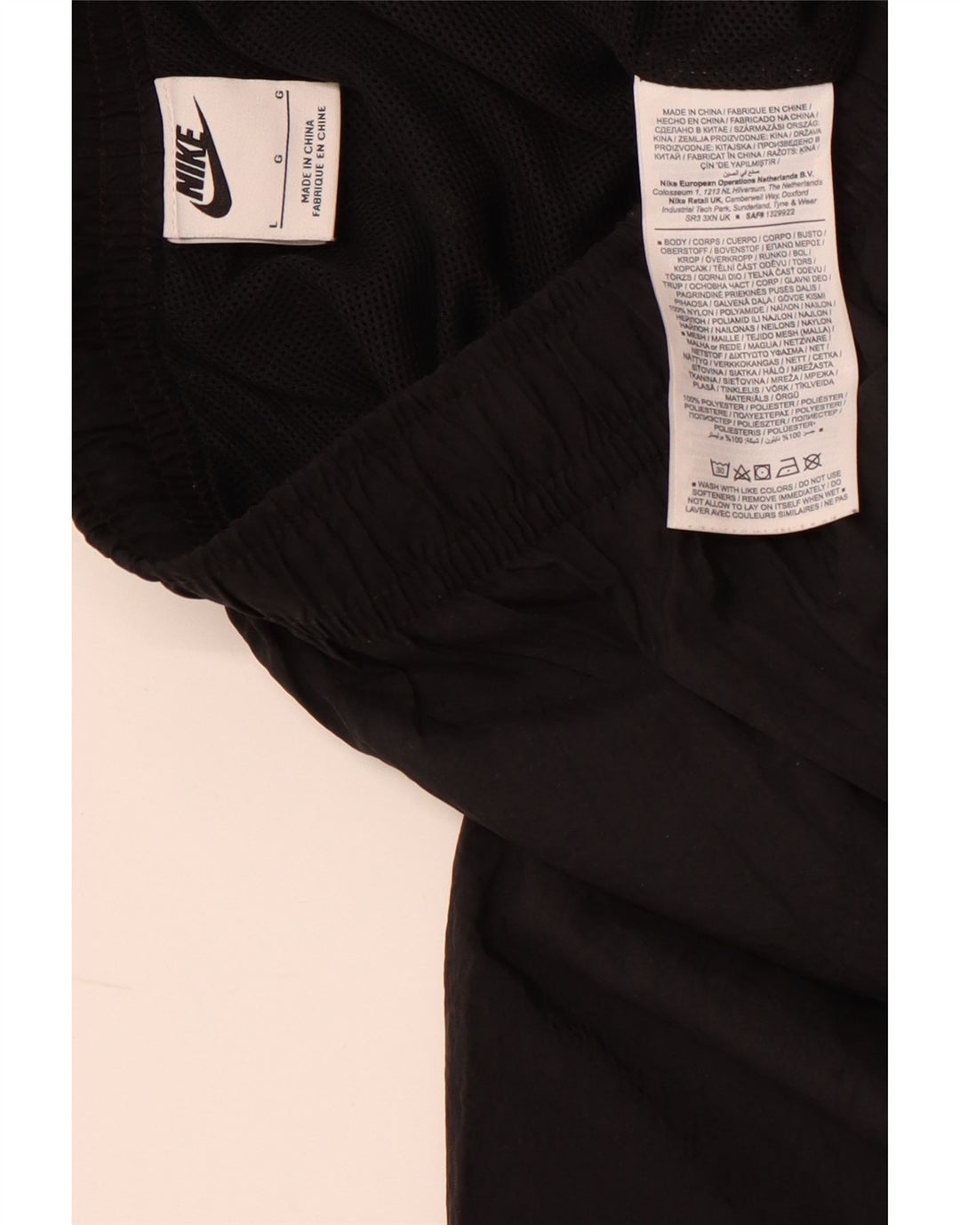 NIKE Pantalon de survêtement pour hommes Joggers Large Noir Polyester