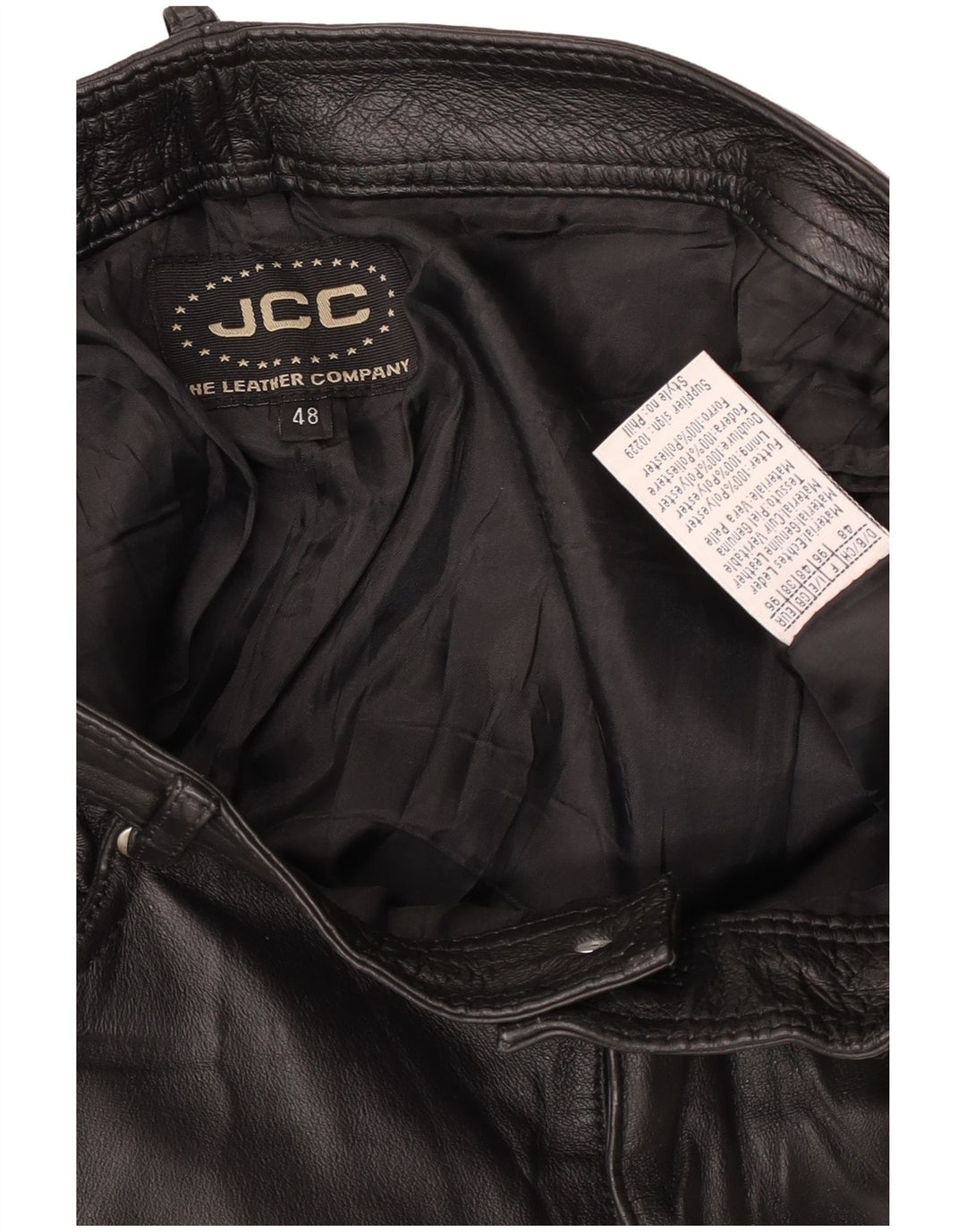 JCC Pantalon décontracté droit pour homme IT 48 Medium W32 L32 Noir