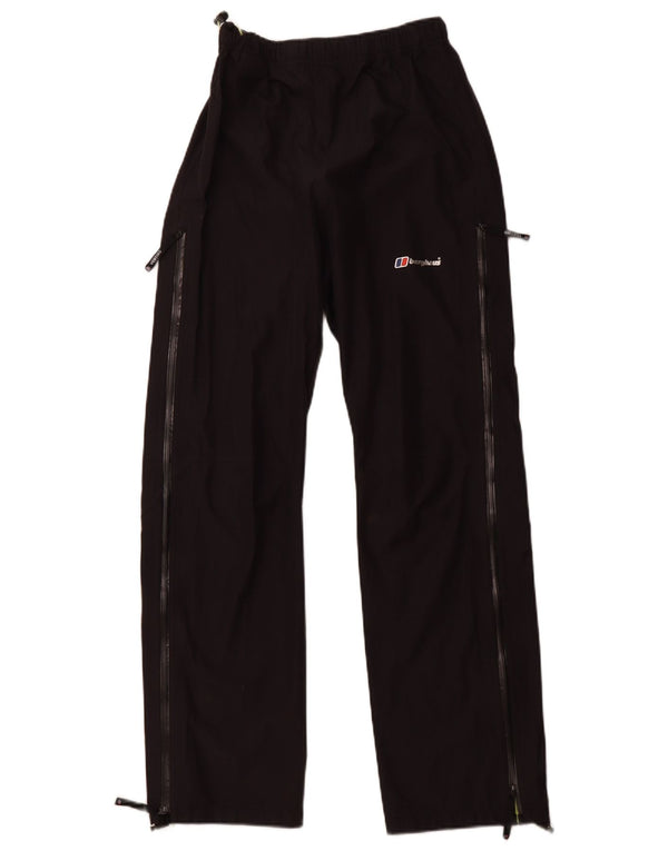 BERGHAUS Pantalon de survêtement pour femme UK 10 Small Noir Polyamide