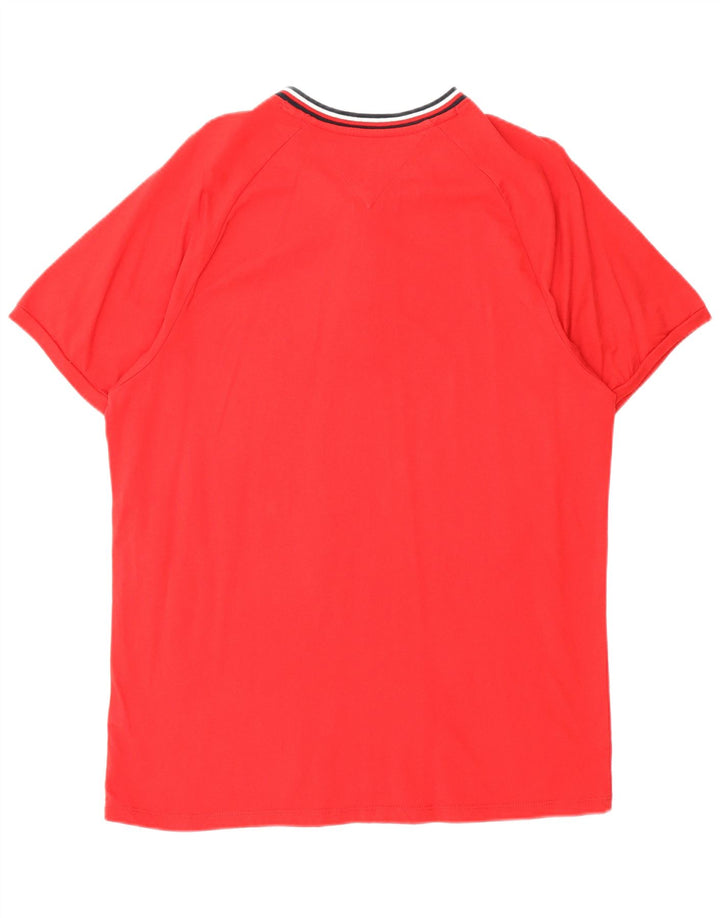 Tommy Hilfiger T-Shirt Homme Rouge Moyen Coton