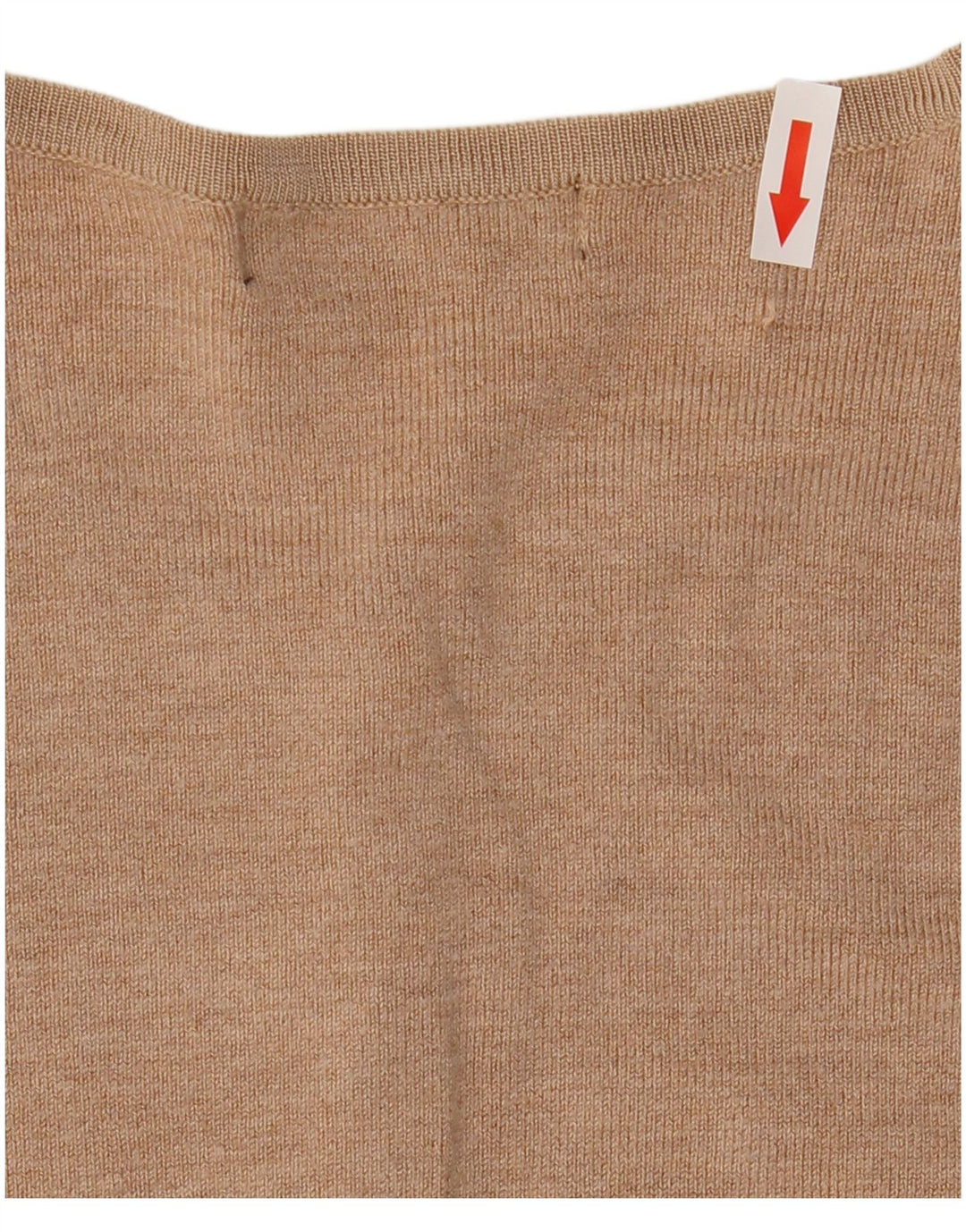 Marks & Spencer Pull Cardigan Femme UK 12 Viscose Beige Moyen