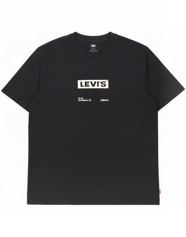 Levi's Tee-Shirt Graphic Homme Noir Moyen Coton