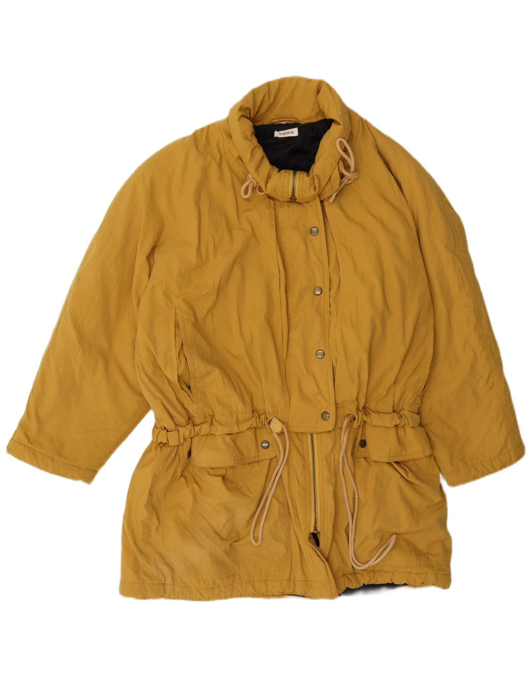 Yorn Manteau coupe-vent pour femme UK 16 Large Jaune