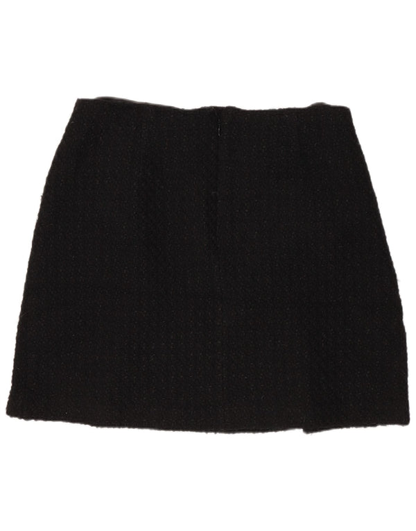 Marks & Spencer Mini-jupe femme UK 14 Medium W32 Acrylique noir
