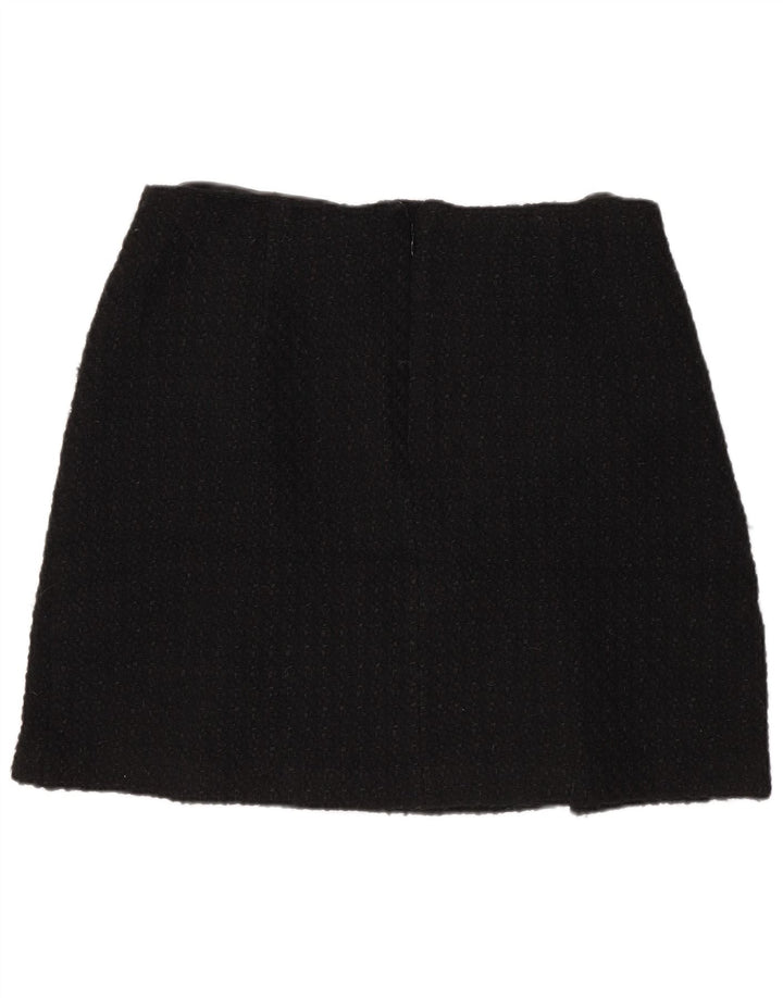 Marks & Spencer Mini-jupe femme UK 14 Medium W32 Acrylique noir