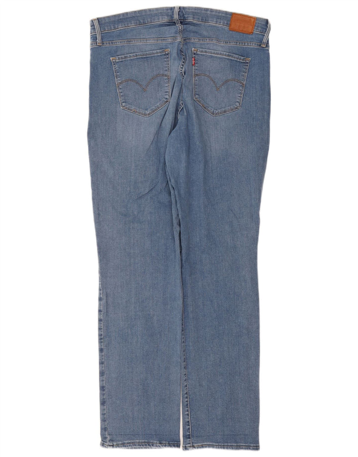 Levi's Jean 314 Shaping Straight Femme Bleu W36 L32 Coton