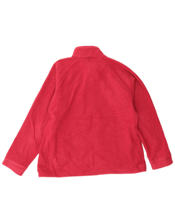 Joules Veste polaire surdimensionnée pour femme UK 16 Large Rose Polyester