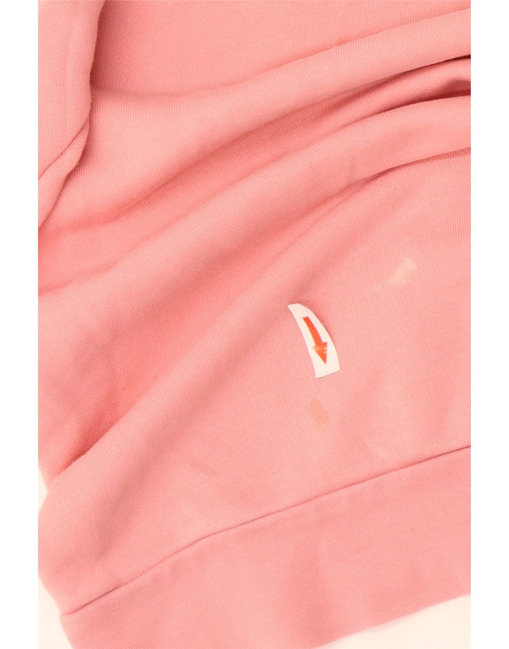 Adidas Sweat-shirt graphique pour femme UK 12/14 en coton rose moyen