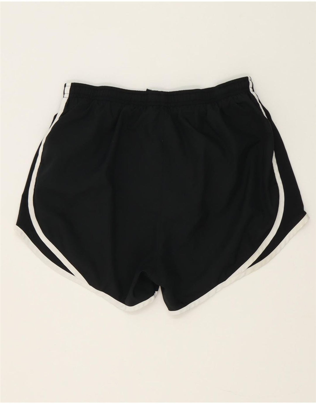 Nike Short de sport Dri Fit pour femme UK 8 Small Noir Polyester