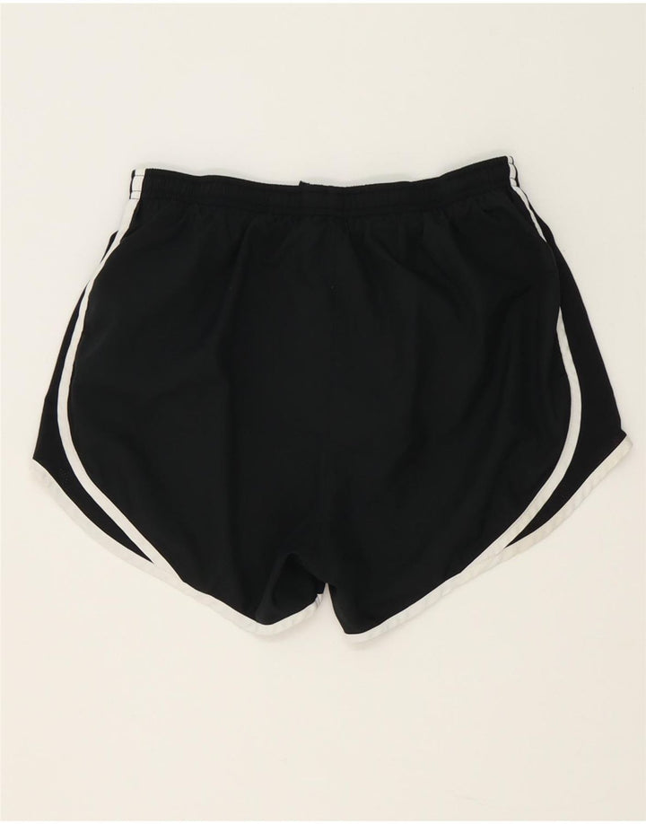 Nike Short de sport Dri Fit pour femme UK 8 Small Noir Polyester