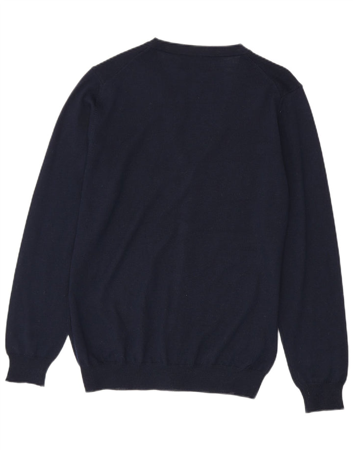 Marks & Spencer Pull Cardigan Homme Petit Bleu Marine Acrylique
