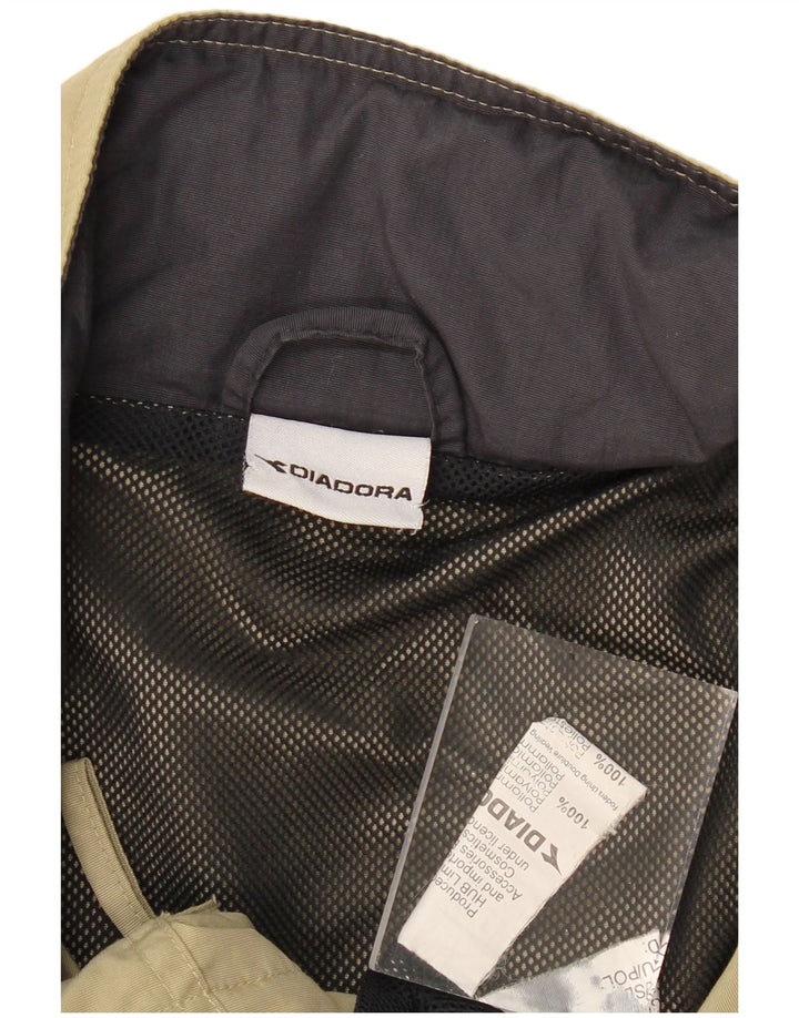 DIADORA Veste de Pluie Homme UK 42 XL Kaki Polyamide