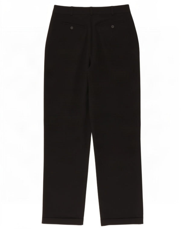 Max Mara Pantalon décontracté taille haute pour femme Taille 10 W27 L31 Noir