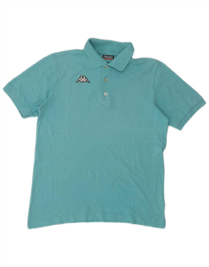 KAPPA Polo Homme Coton Turquoise Moyen