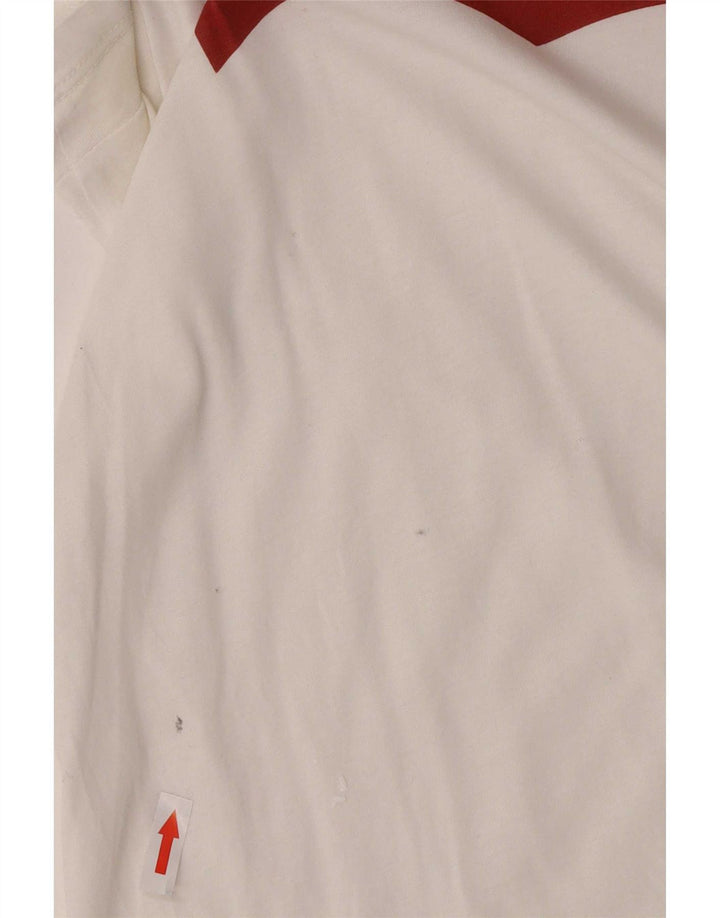 Levi's T-Shirt Graphique Femme UK 12 Blanc Moyen