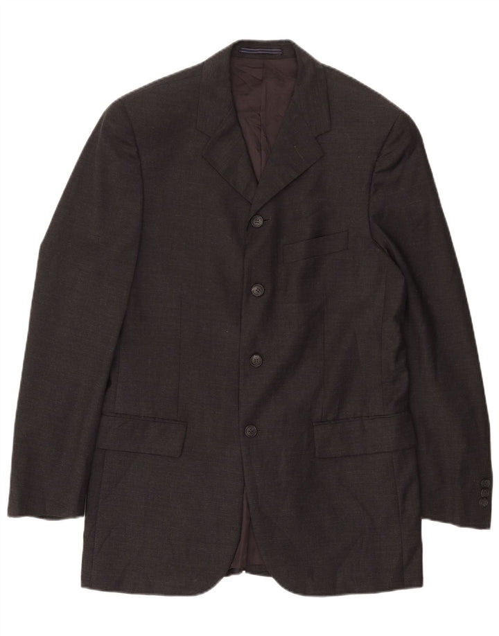 Trussardi Veste Blazer Longue à 4 Boutons Homme IT 48 Gris Moyen