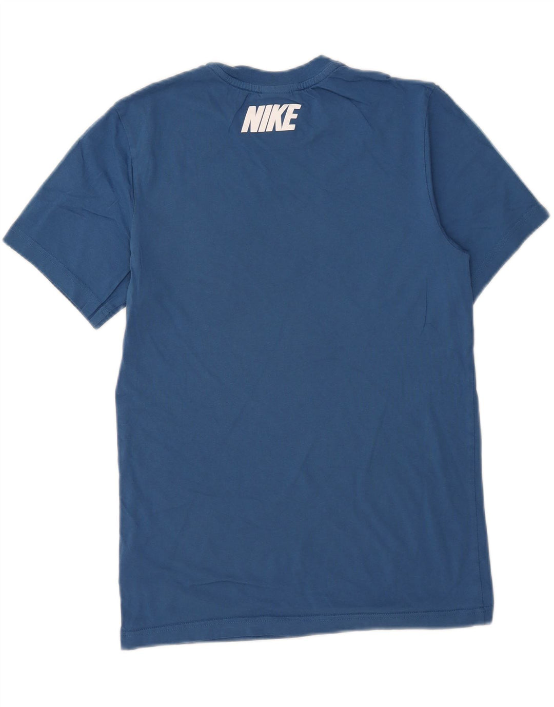 Nike T-shirt graphique pour homme en coton color block Bleu Taille S