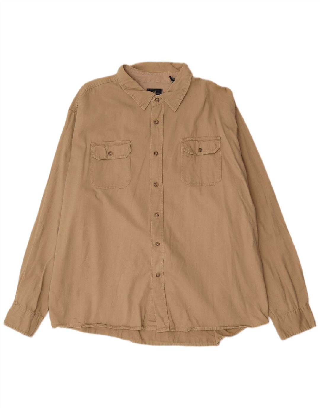 Wrangler Chemise Homme 3XL Coton Beige