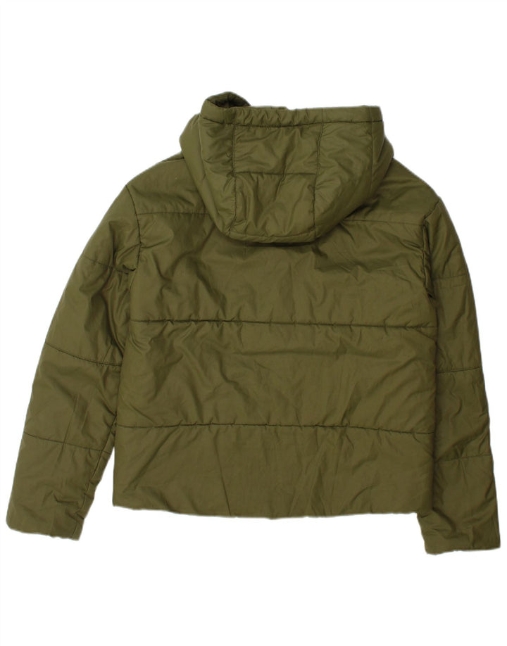 Nike Veste réversible rembourrée pour femme UK 12 Polyester vert moyen