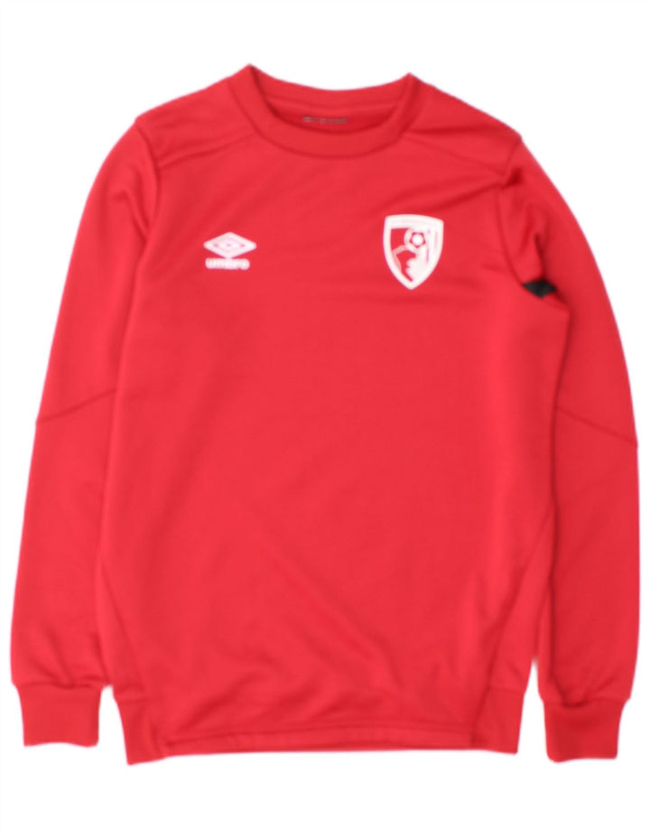 Umbro Sweat-Shirt Graphique Garçon 13-14 ans Rouge Polyester