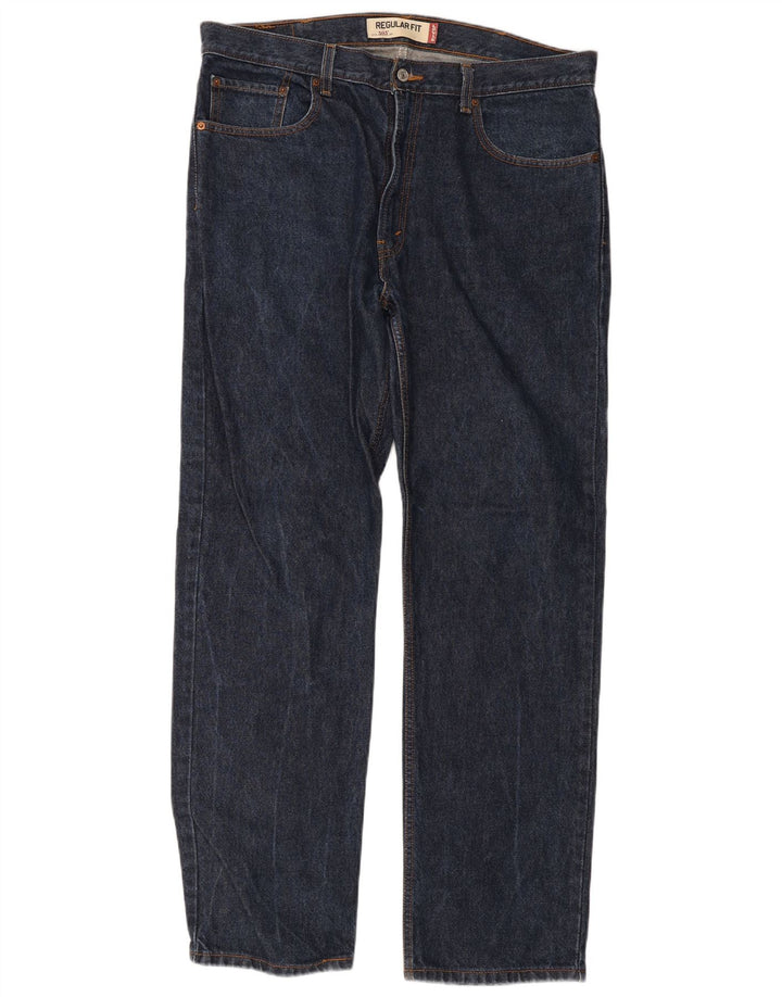 Levi's Jean Droit 505 Regular Fit Homme W38 L34 Bleu Marine Coton